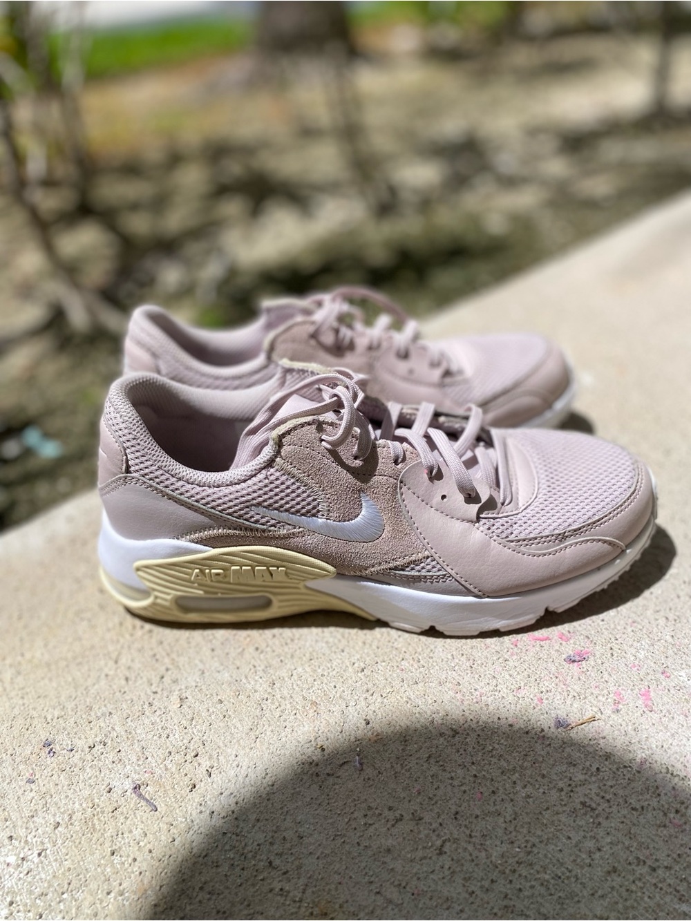 Nike Women's Air Max Sneakers - Dusty Rose & Cream Accents